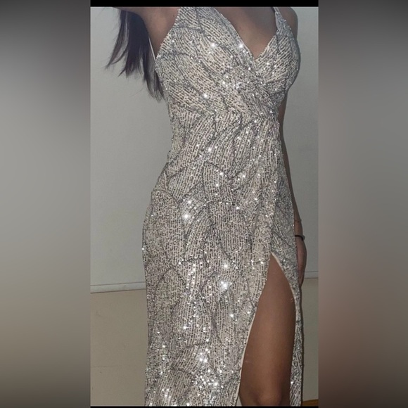 Sequin Prom Dress - Picture 2 of 7